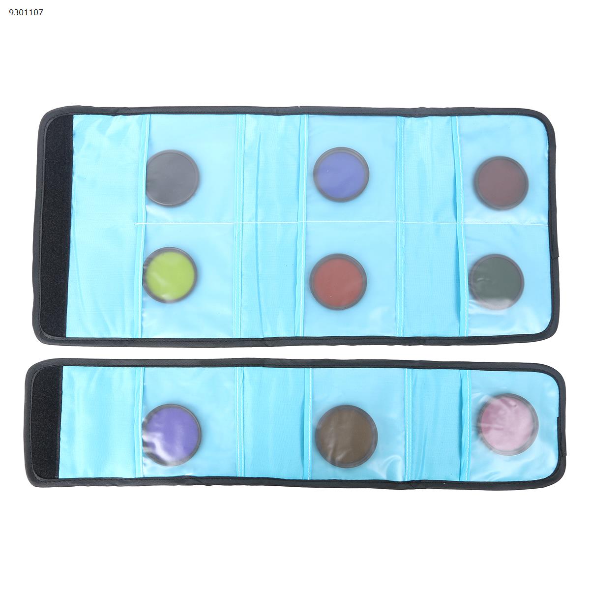 Picture of SLR camera 37-82mm kit filter set 11IN1 three pack + six pack + brown + purple + red（49mm）