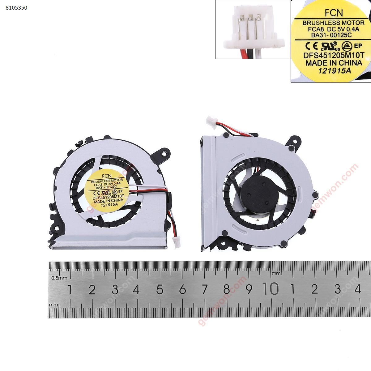 Picture of New Replacement CPU Cooling Fan For Samsung NP530U3C 530U3B 535U3C 540U3C 532U3C 542U3X(Original) DFS451205M10T    FCA8 Layout