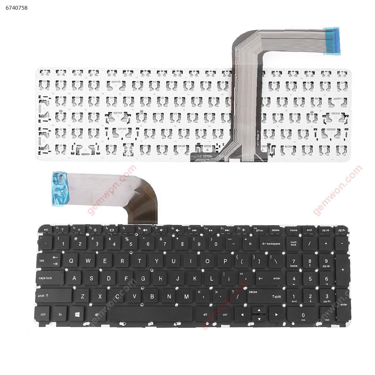 Picture of New Replacement Laptop Keyboard For HP Pavilion 15-P 17-F BLACK (Without FRAME,Without Foil,Win8) OEM US Layout
