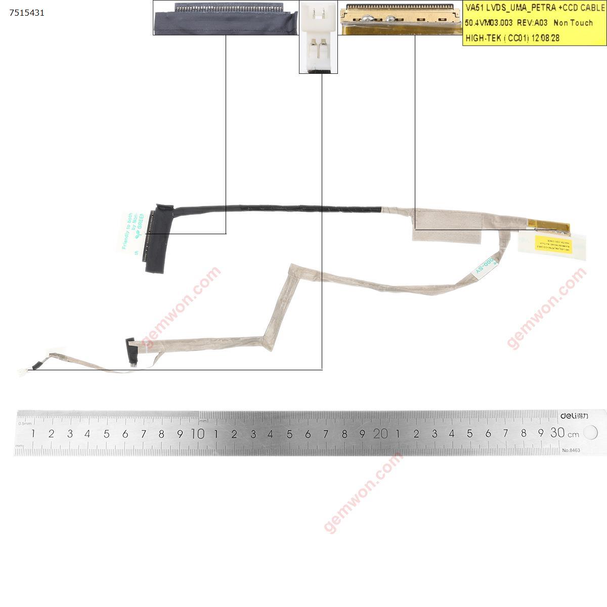Picture of New LCD Display Screen Cable Replacement  For Acer V5-431 V5-471 V5-531G V5-571G vm51 14",Without Touch,ORG