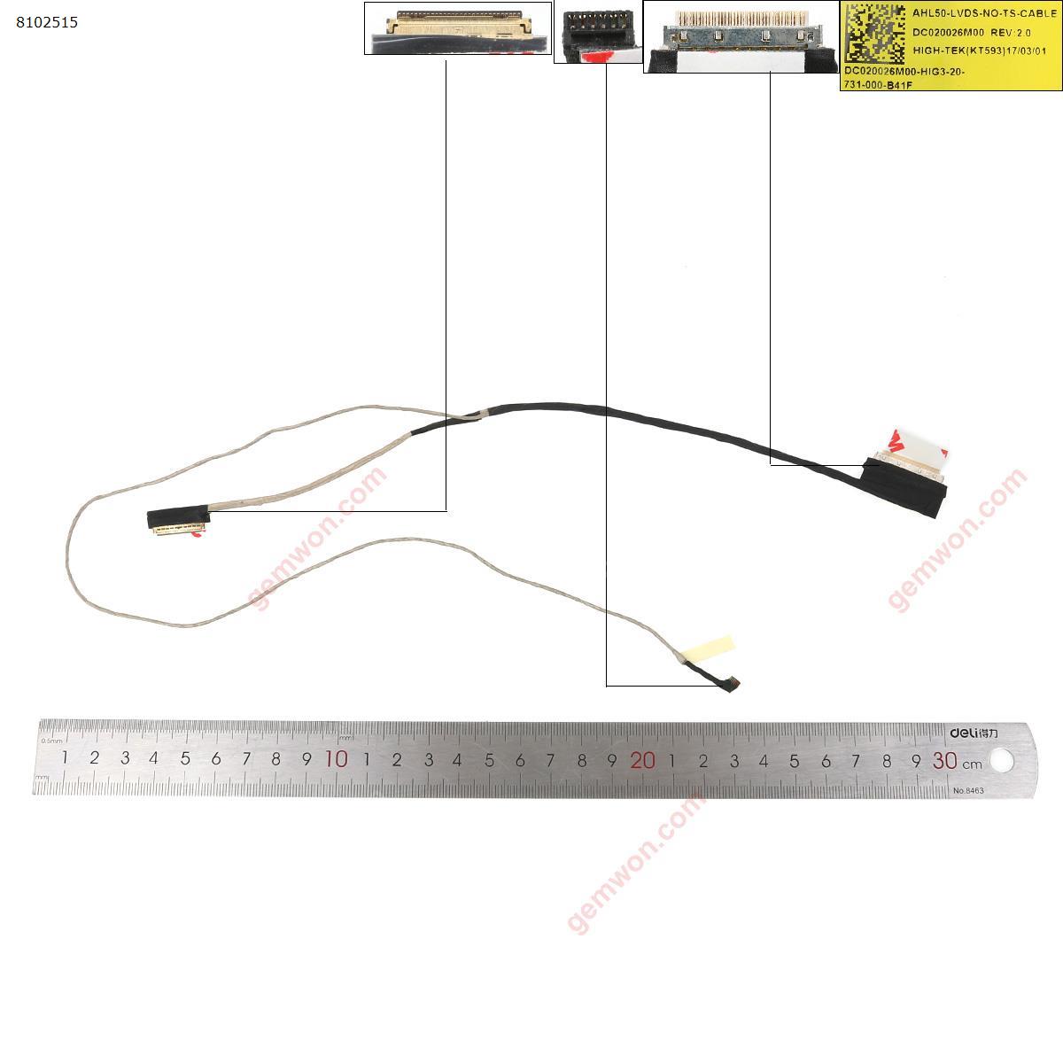 Picture of New LCD Display Screen Cable Replacement  For HP 15-AC 15-AF 250 G4 255 G4 SHL50 30pin，ORG