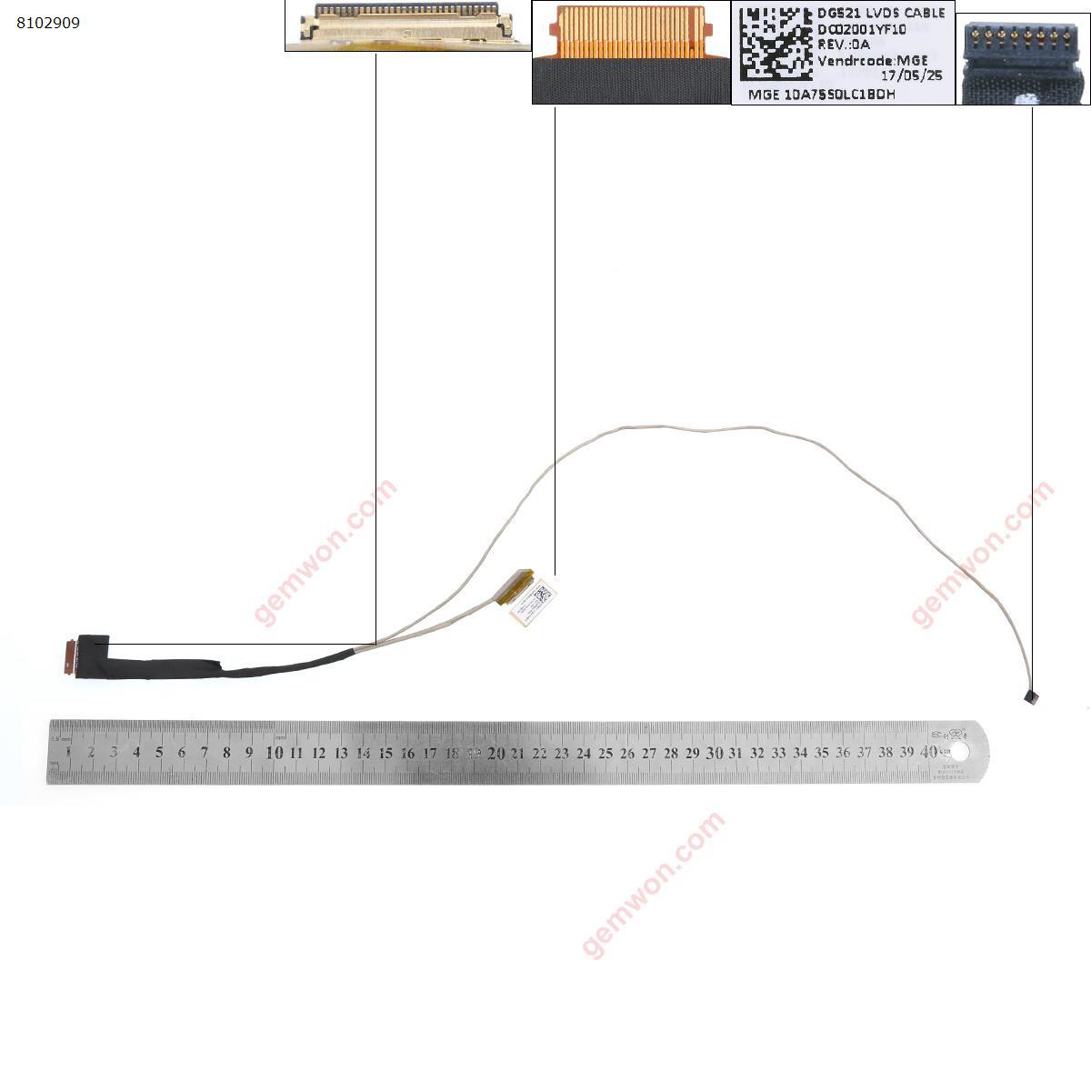 Picture of New LCD Display Screen Cable Replacement  For Lenovo Ideapad 320-15 520-15 IAP IKB AST ABR ISK,without toch