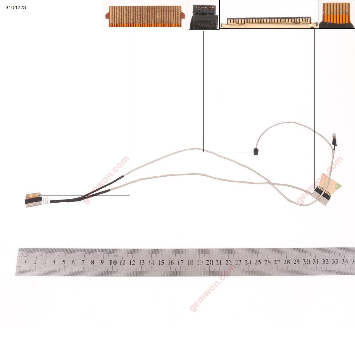 Picture of New LCD Display Screen Cable Replacement  For HP 17-BY 17-BY0053C 17-BY0007CY  0017CY,30Pin,WITH TOUCH.