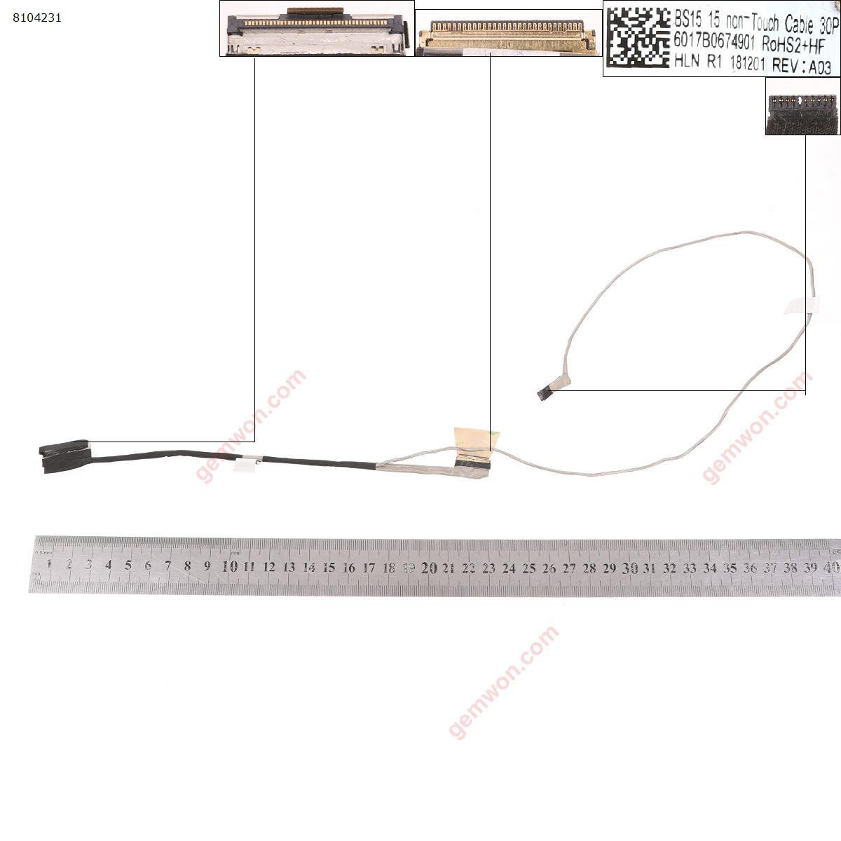 Picture of New LCD Display Screen Cable Replacement  For HP 650 g2 650 g3 655 g2 g3 Without touch， ORG