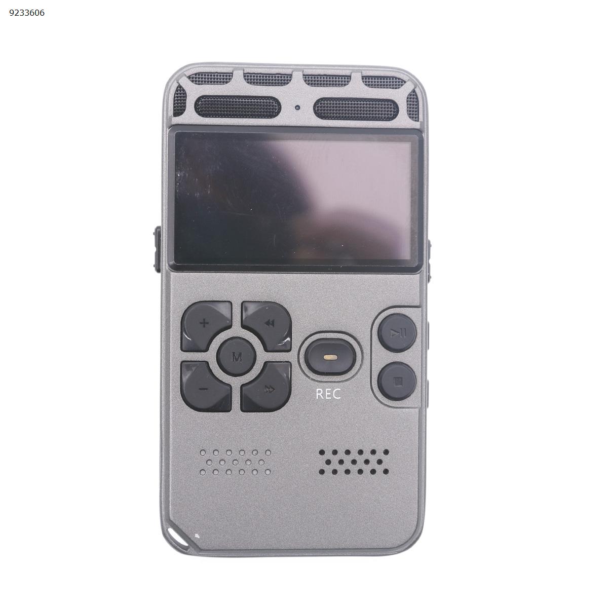 Picture of DIGITAL HD recorder MP3 recorder voice recor-silver Gray 8 GB