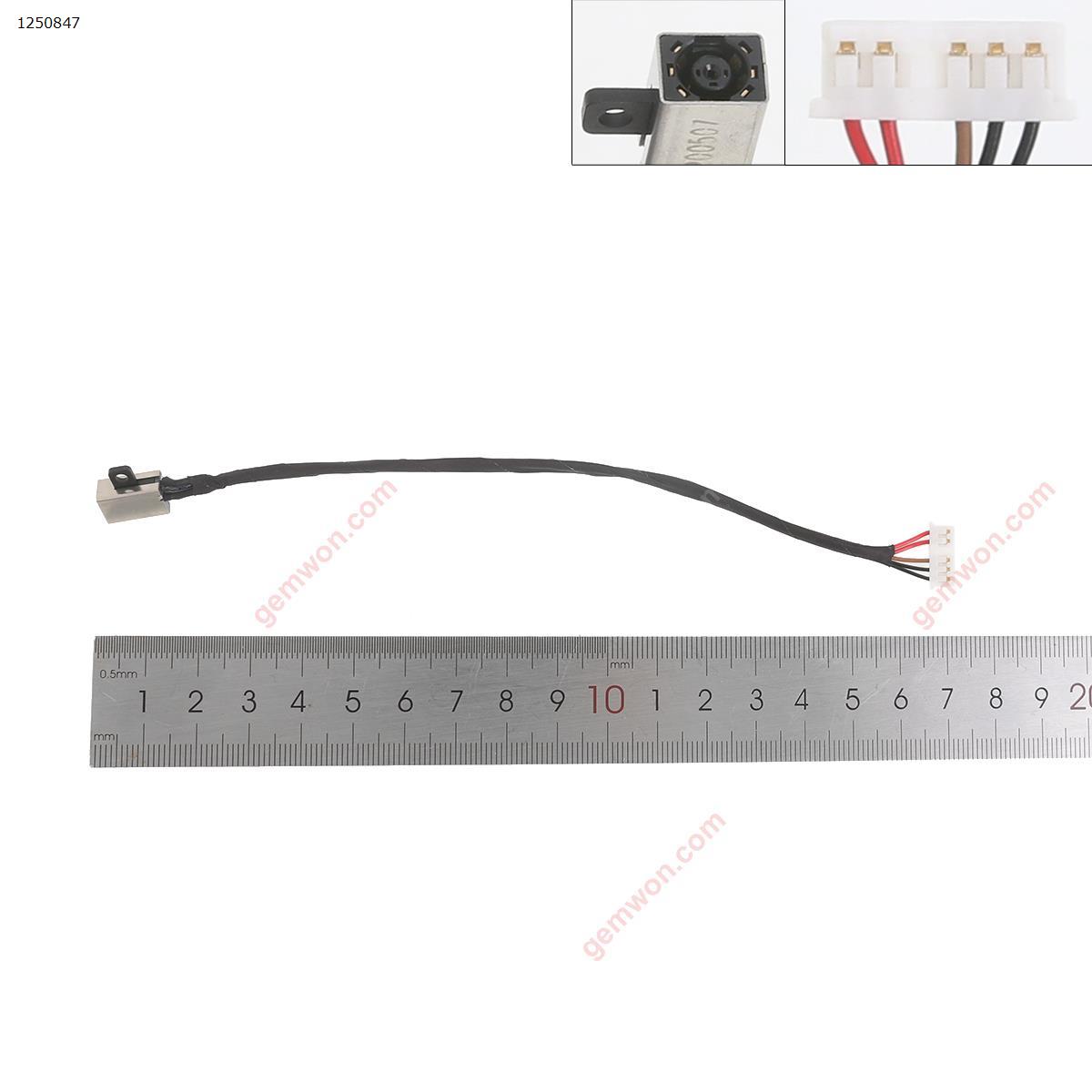 Picture of DC POWER JACK FOR DELL Inspiron 14-3451 14-i3451 3452 15 3551 3552 3558 3555 3559 3468 3458 3459 3451 P47F(with cabie:17cm)