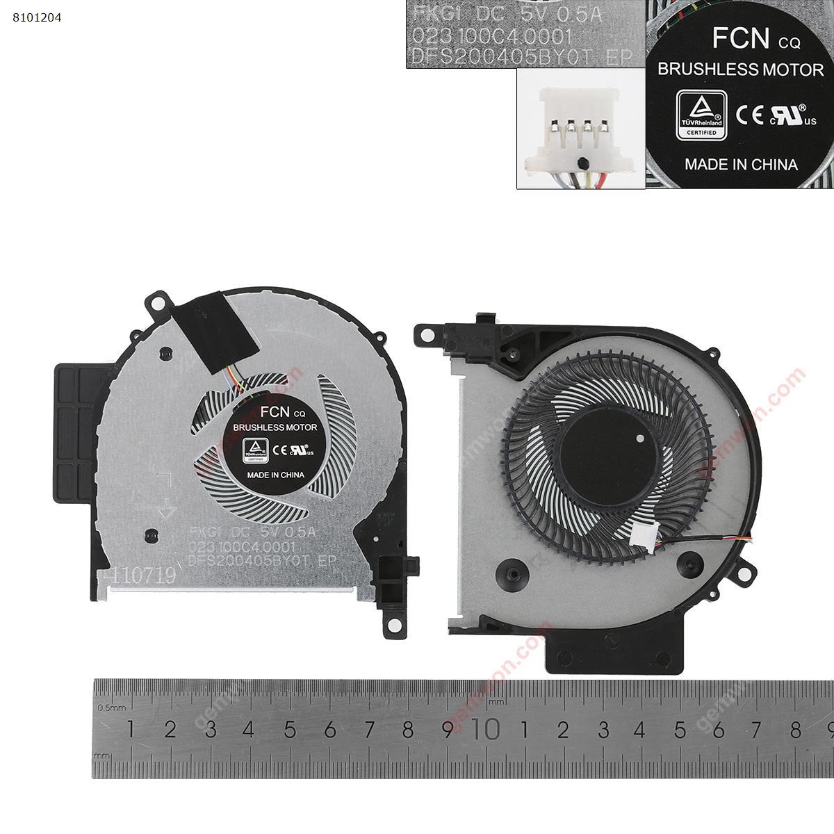 Picture of New Replacement CPU Cooling Fan For HP Envy x360 15-cp 15-cn tpn-w134（ Original) L23569-001 Layout