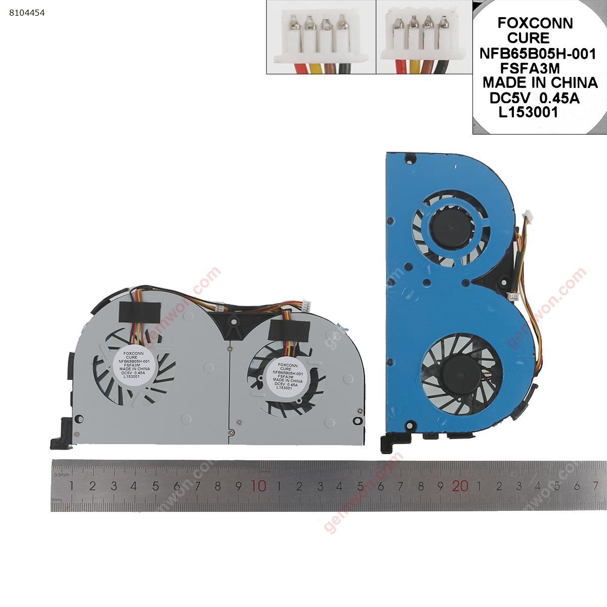 Picture of New Replacement CPU Cooling Fan For Lenovo Y50-70 Touch Series(OEM） N/A Layout
