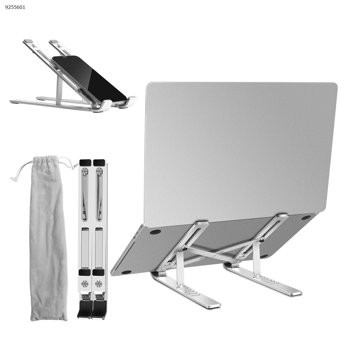 Picture of Notebook computer aluminum alloy folding lifting storage bracket（silver）