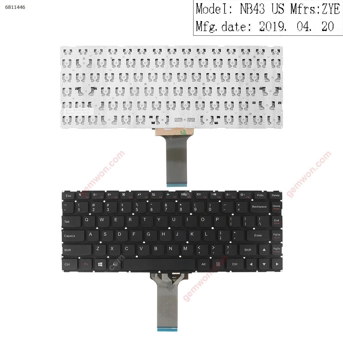 Picture of New Replacement Laptop Keyboard For LENOVO IDEAPAD 500S-14ISK YOGA 500-14ACZ 500-14ISK  black  OEM US Layout