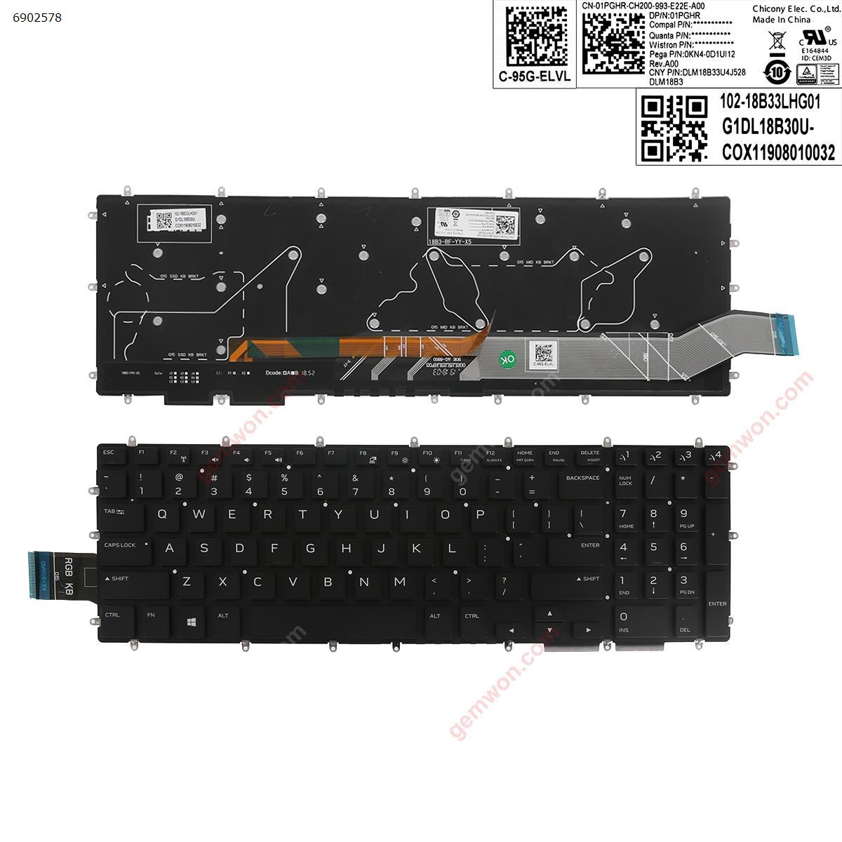 Picture of New Replacement Laptop Keyboard For DELL Alienware M15 R1 M17 R1 BLACK (Backlit ，win 8） US Layout