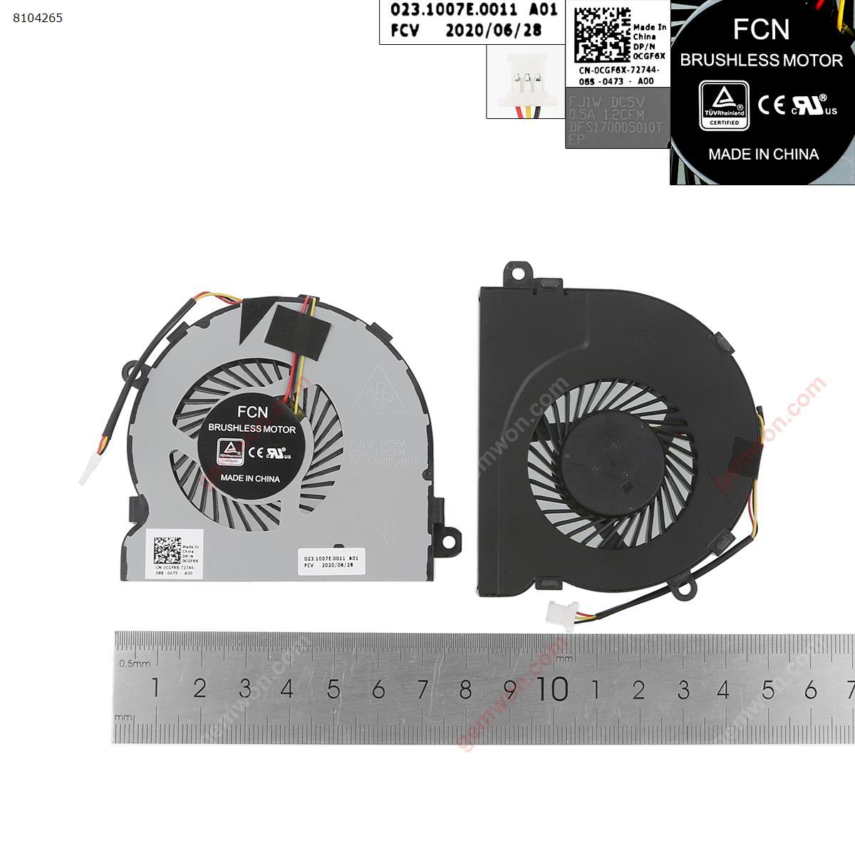 Picture of New Replacement CPU Cooling Fan For Dell Inspiron 15-3567 3576 3578 （Original） CN-0CGF6X Layout