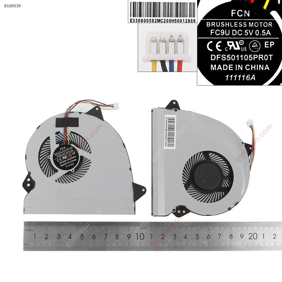 Picture of New Replacement CPU Cooling Fan For ASUS GL552JX ZX50J OEM MF75120V1-C250-S9A MF75120V1-C251-S9A Layout
