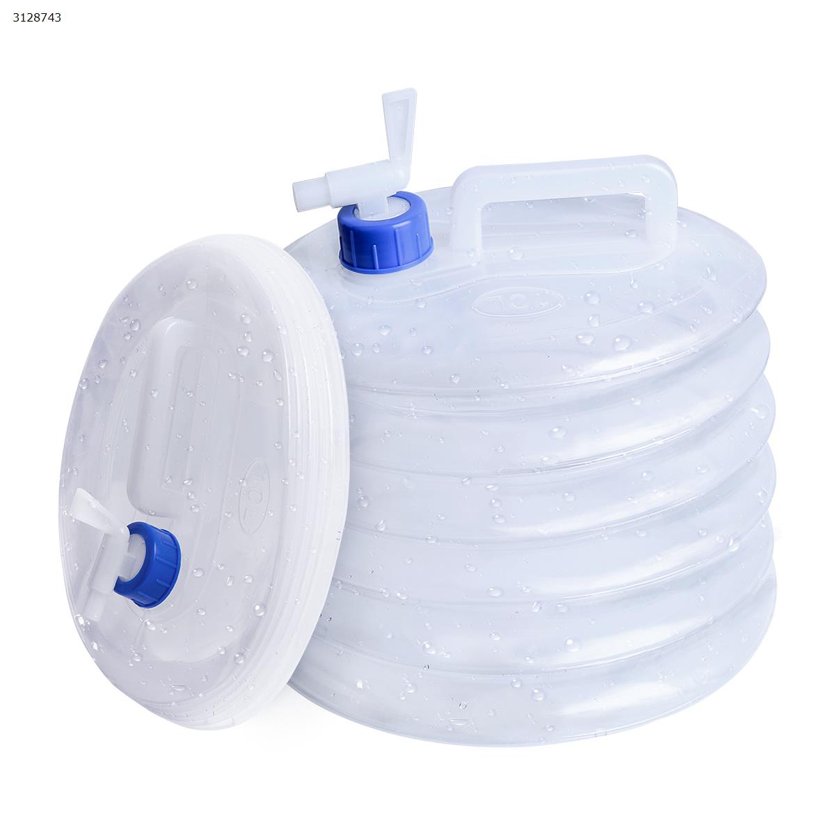 Picture of Outdoor travel camping mountaineering portable folding water storage portable bucket 10L