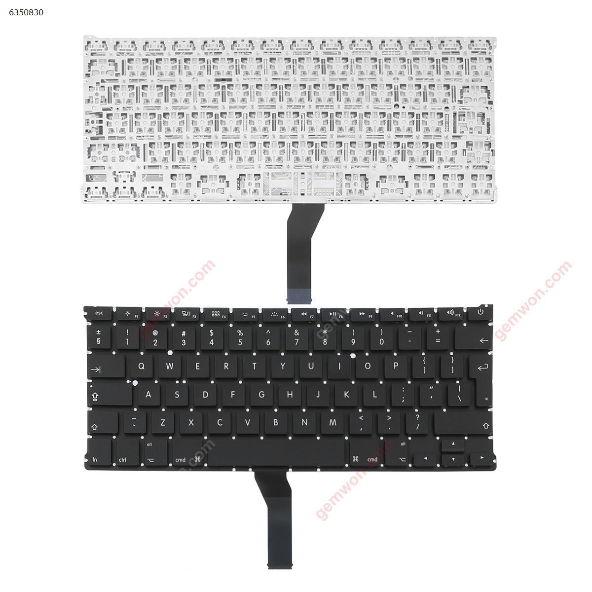 Picture of New Replacement Laptop Keyboard For APPLE Macbook Air A1369 A1466 MC965 MC966 MC503 MC504 13" BLACK For 2011-2015 Big Enter US Layout
