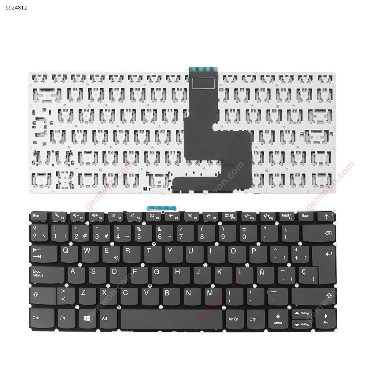 Picture of New Replacement Laptop Keyboard For LENOVO IdeaPad 320-14ISK 320S-14IKB 320S-14IKBR GRAY (Without FRAME,  Without Foil  .WIN8) SP Layout