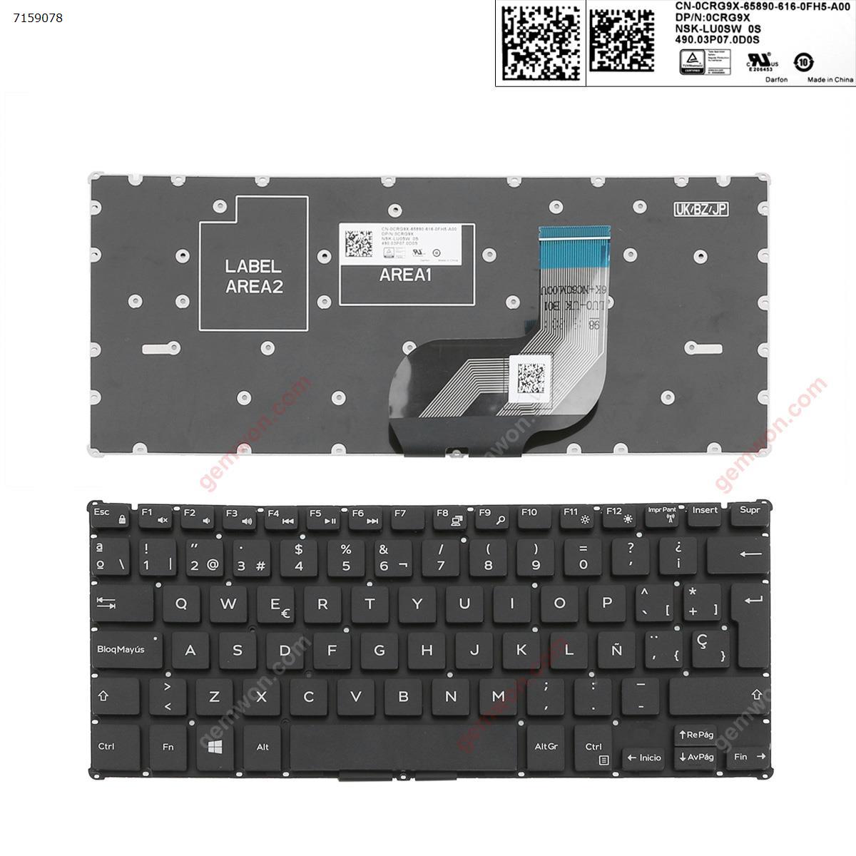 Picture of New Replacement Laptop Keyboard For Dell Inspiron 11 3168 3169 3179 11 3162 3164 BLACK (without FRAME,For Win8) SP Layout