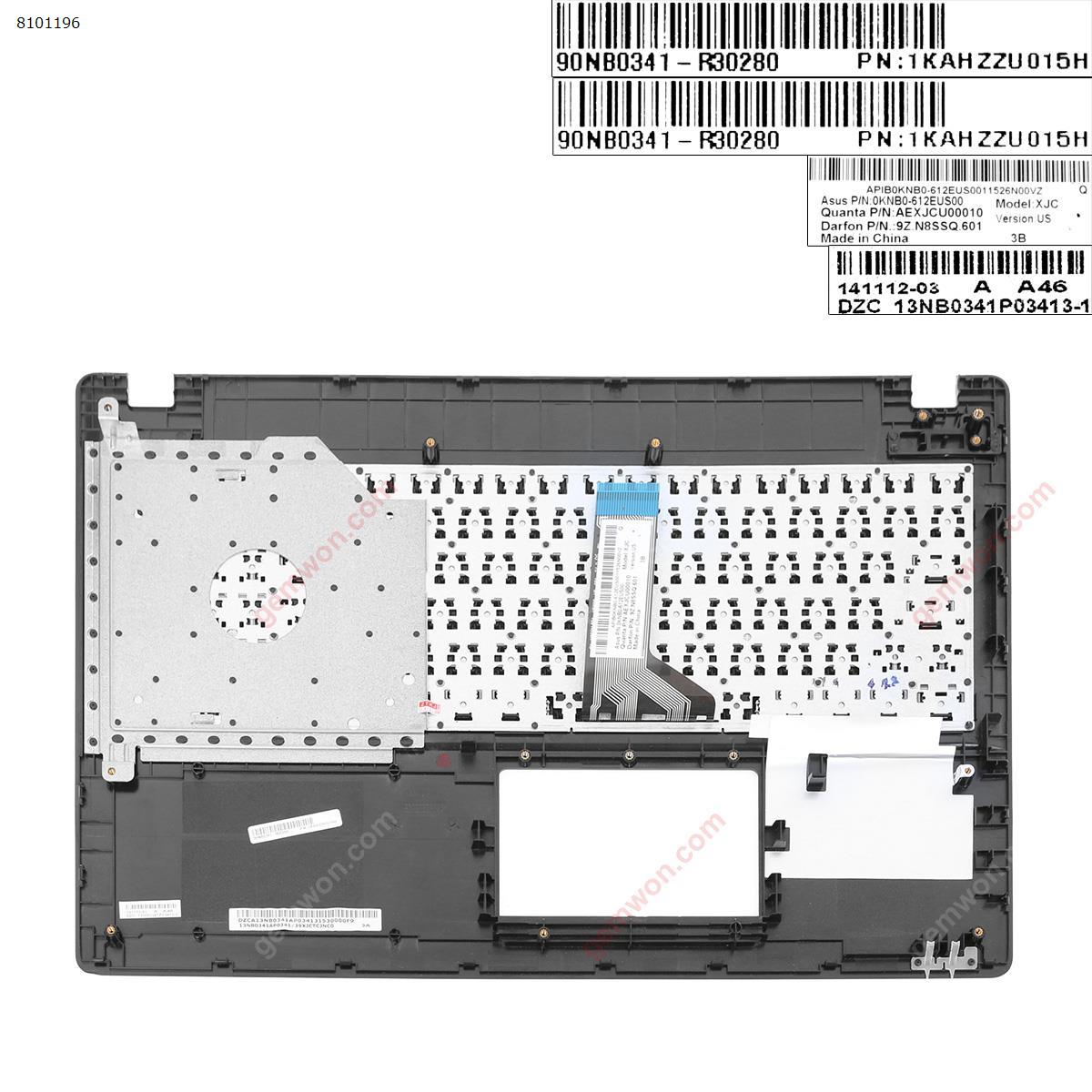 Picture of ASUS X551 palmres with US keyboard case Upper cover Black 