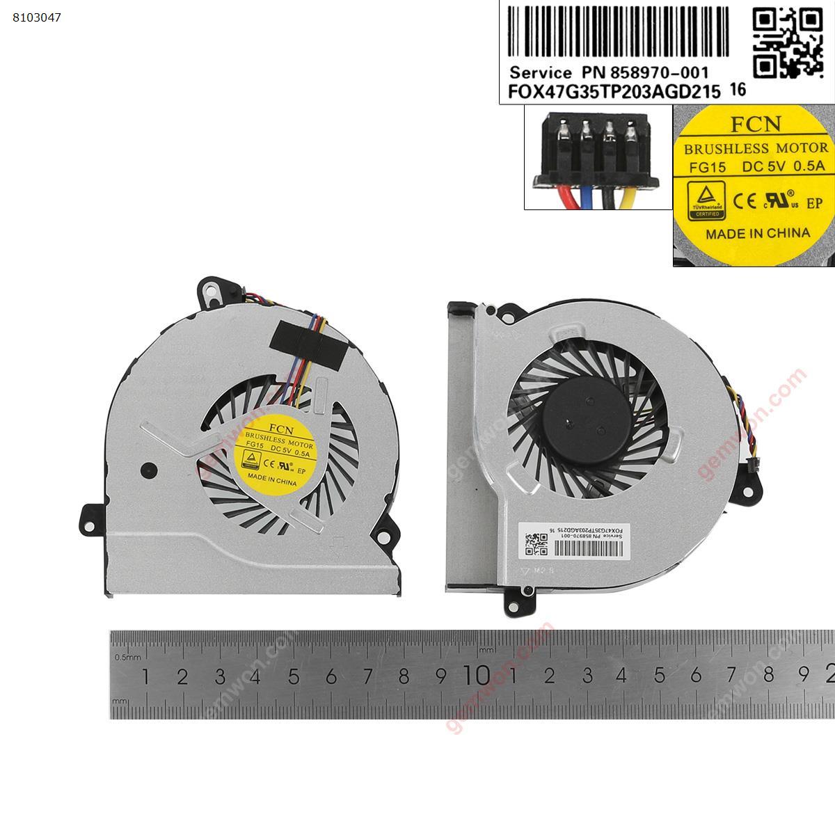 Picture of New Replacement CPU Cooling Fan For HP Pavilion Gaming 15-AK Series(High Copy) 834784-001 NS75B0015C09 Layout