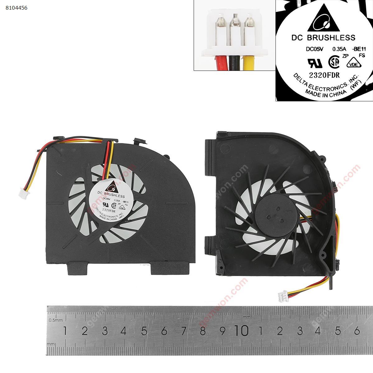 Picture of New Replacement CPU Cooling Fan For HP DV5-1000 DV5T Series(AMD,For Discrete Video card,OEM) KSB0505HA-8J75 Layout