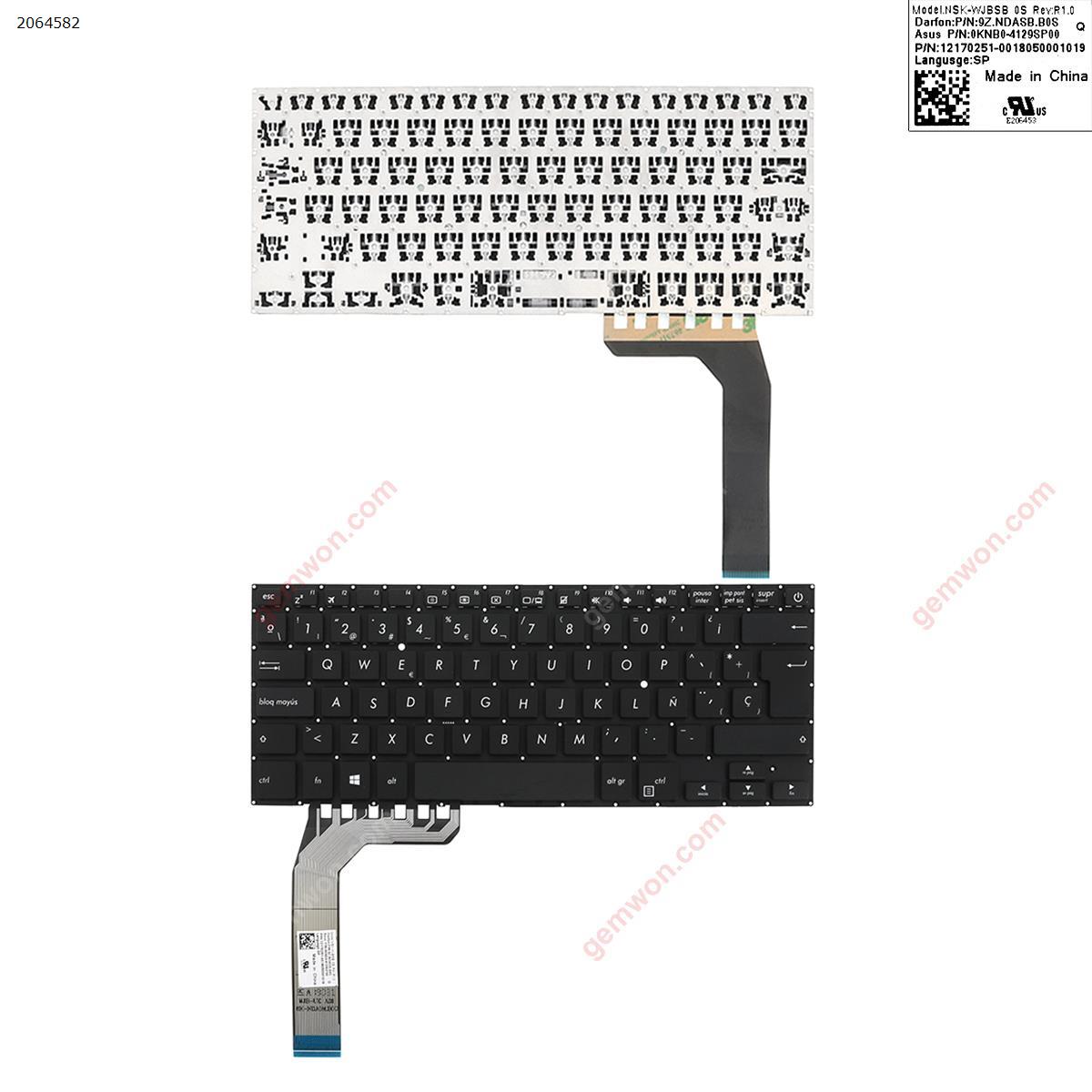 Picture of New Replacement Laptop Keyboard For ASUS X407 X407M X407MA X407UBR X407UA X407UB A407 BLACK(without FRAME) SP Layout