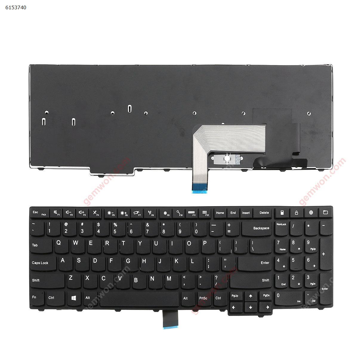 Picture of New Replacement Laptop Keyboard For ThinkPad E531 T540 BLACK FRAME BLACK WIN8 (Without Point stick,OEM) US Layout