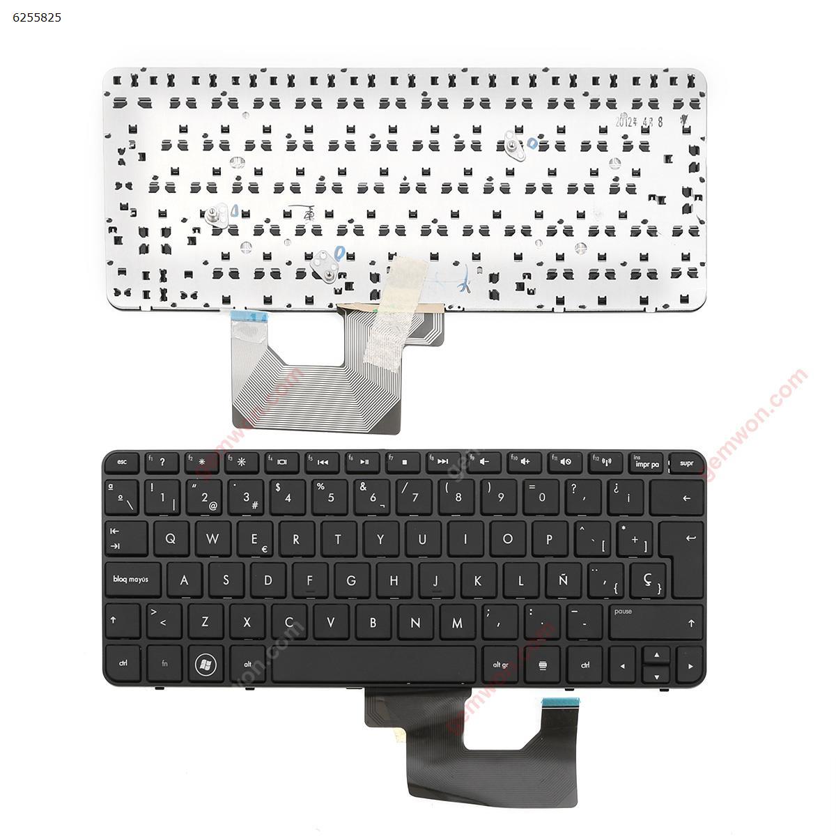 Picture of New Replacement Laptop Keyboard For HP MINI 1103 110-3500 110-3510NR 110-3530NR  BLACK  FRAME BLACK  (Compatible with MINI 210-2000)OEM SP Layout