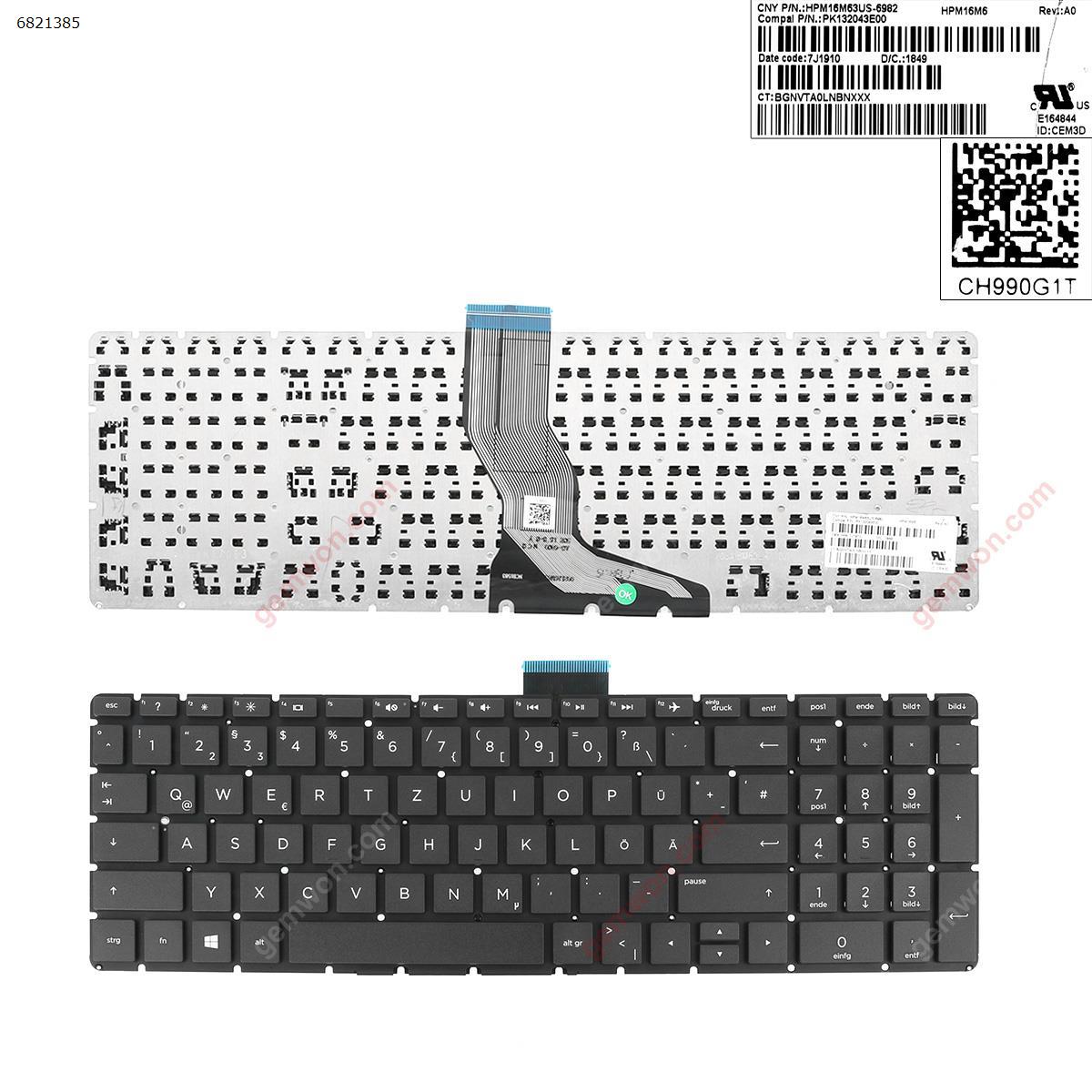 Picture of New Replacement Laptop Keyboard For HP Pavilion 15-BS    GRAY ,  Without  Backlit ,   Small  Enter GR Layout