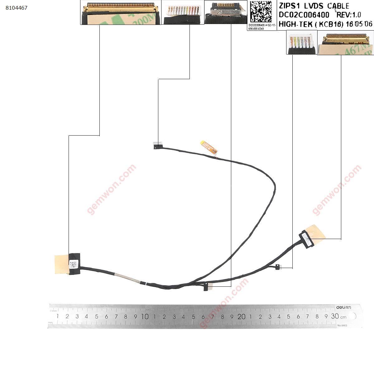 Picture of New LCD Display Screen Cable Replacement  For Lenove Thinkpad S1 Yoga 12 s1 ，ORG