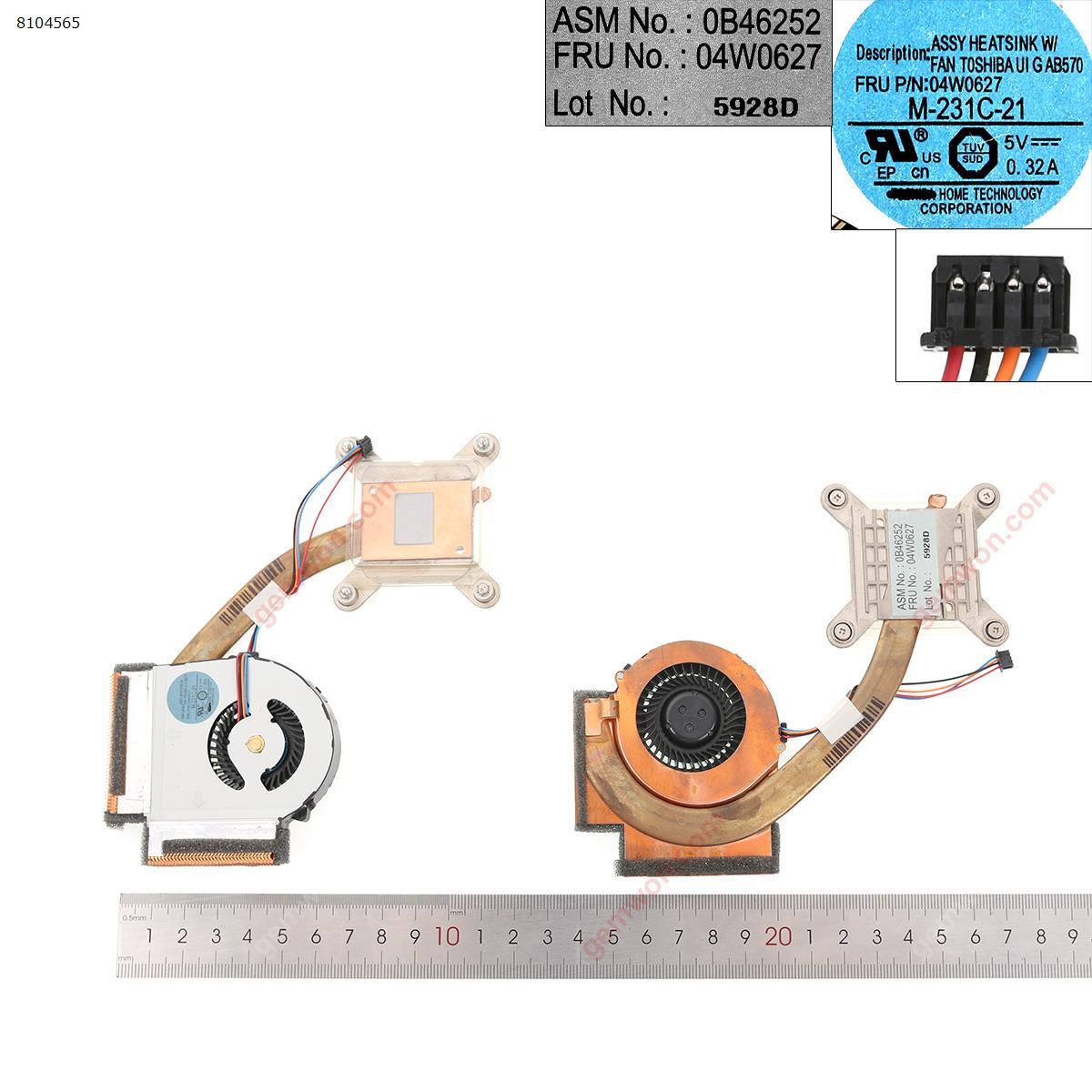 Picture of New Replacement CPU Cooling Fan For Lenovo Thinkpad T420 T420i (Integrated graphics,Heatsink，Original) 04W0627 Layout