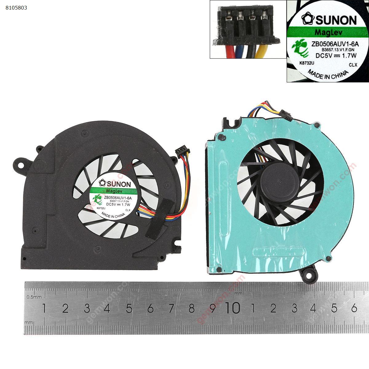 Picture of New Replacement CPU Cooling Fan For DELL studio 1558(For CPU I3 I5 I7,OEM) DFS541305LH0T DFS551305MC0T 0W956J Layout