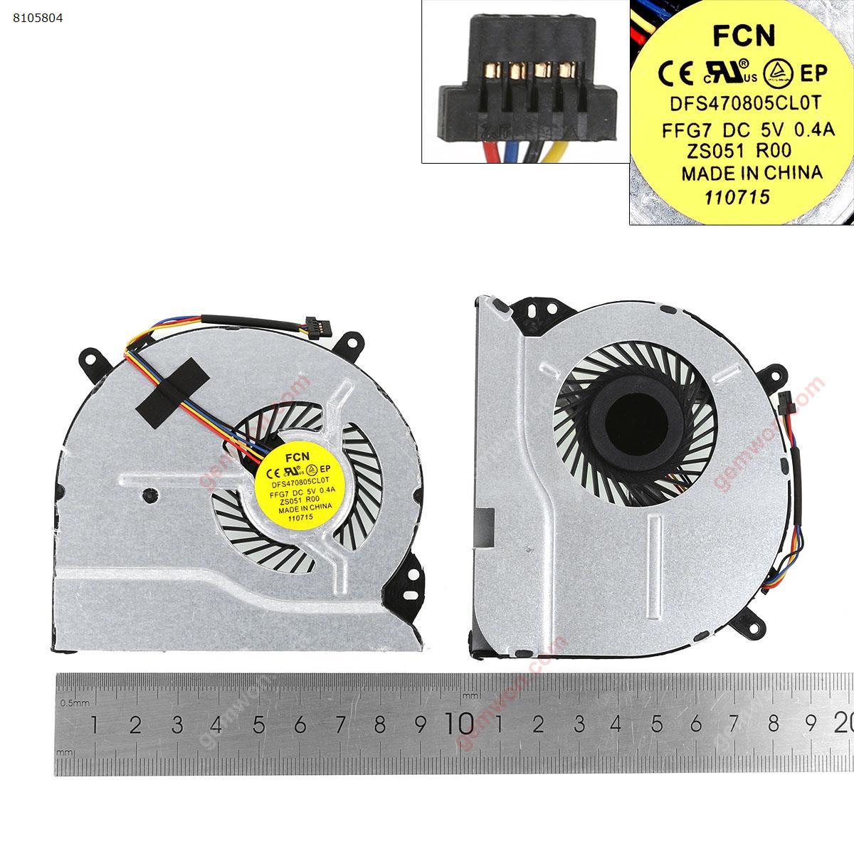 Picture of New Replacement CPU Cooling Fan For HP Pavilion Sleekbook 14-B 15-B 14-1000 15-1000(OEM) AB09005HX070B00 DFS531105MC0T MF60120V1-C460-S9A K4615S 702746-001 Layout
