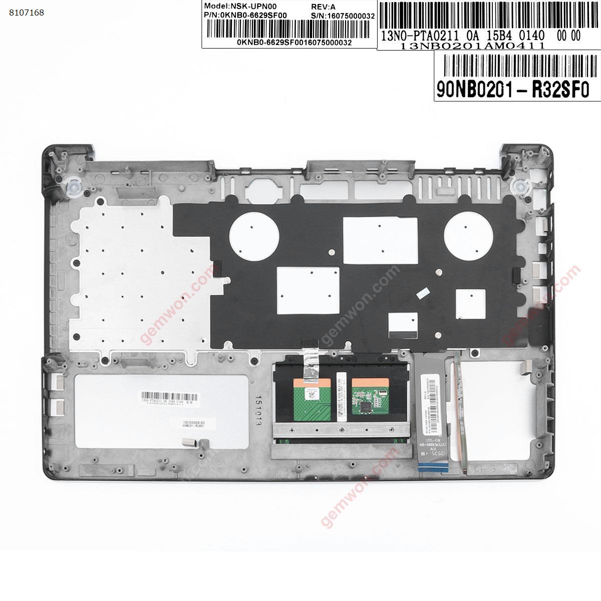 Picture of New Replacement Laptop Cover For Asus N750 N750JV palmres with UI keyboard case Upper cover Silver