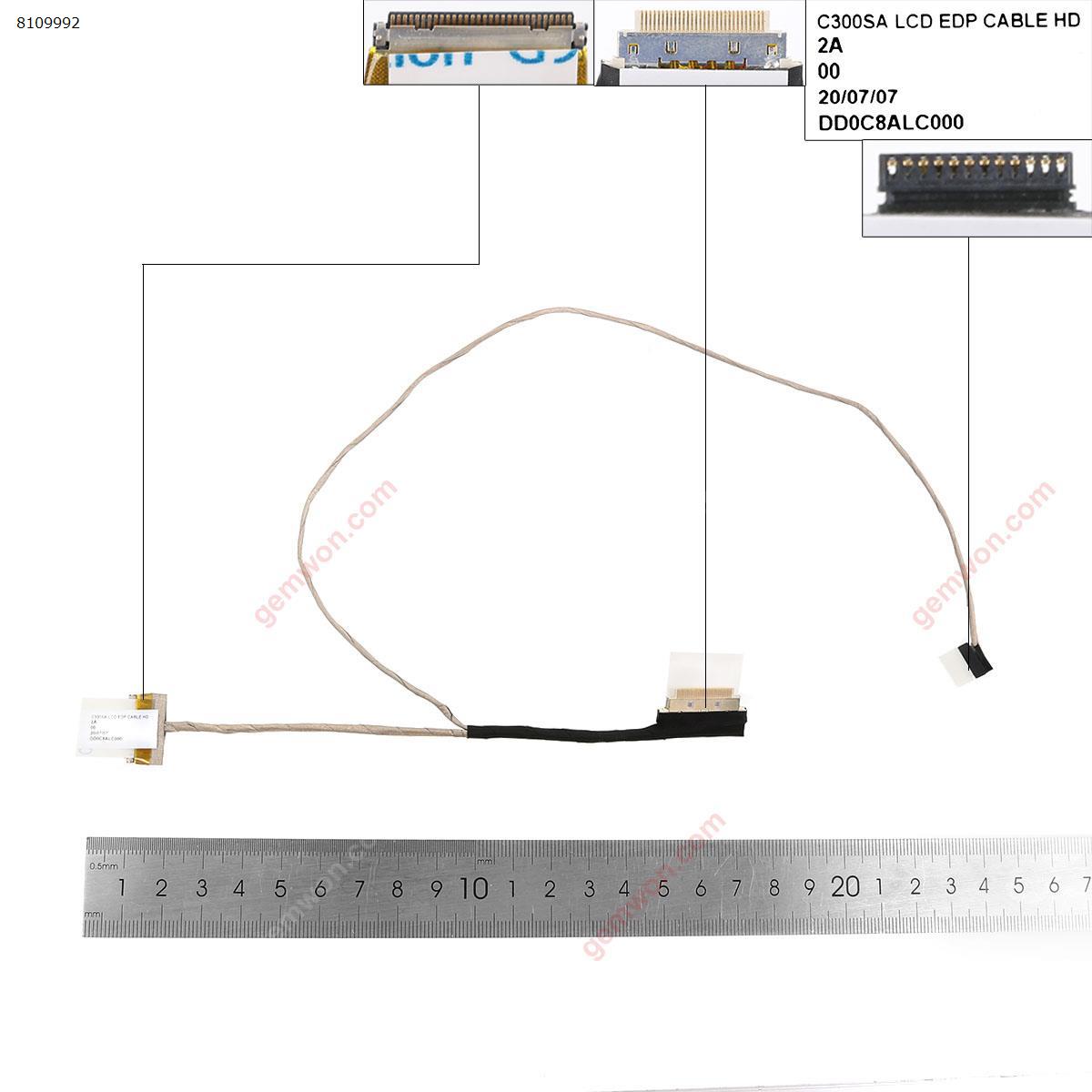 Picture of New LCD Display Screen Cable Replacement  For ASUS C300 C300MA C300SA c300m