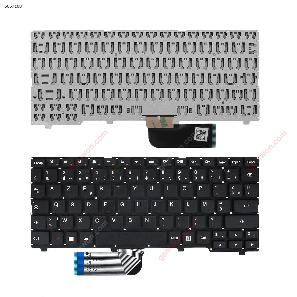 Picture of New Replacement Laptop Keyboard For Lenovo Yoga 100s  100S-11  BLACK   Without FRAME，Small Enter FR Layout