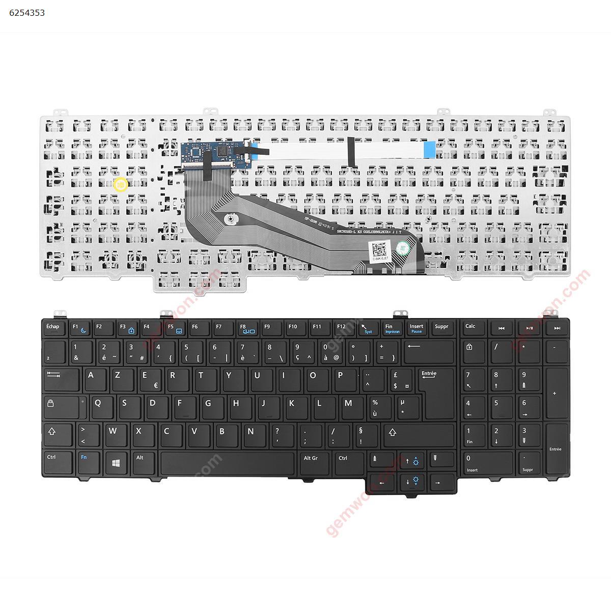 Picture of New Replacement Laptop Keyboard For DELL Latitude E5540 BLACK (Without Foil,Win8) FR Layout