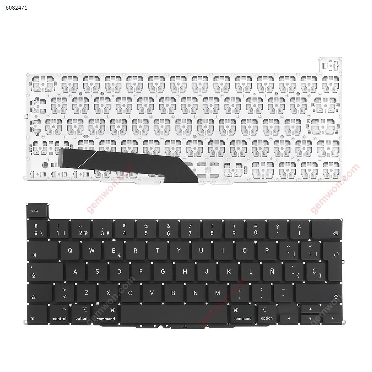 Picture of New Replacement Laptop Keyboard For APPLE Macbook Pro A2141 BLACK(without Backlit) SP Layout