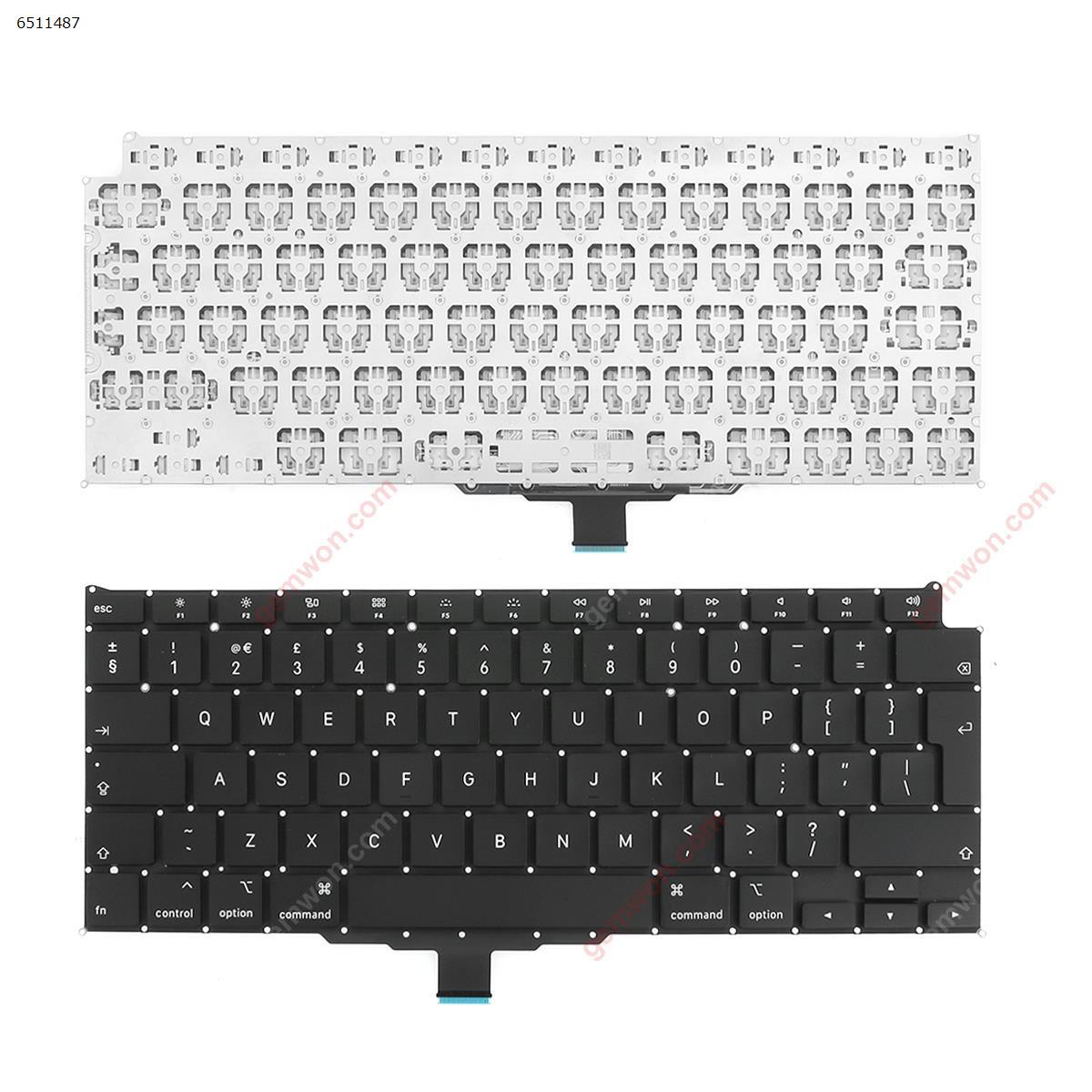 Picture of New Replacement Laptop Keyboard For APPLE Macbook Pro A2179 BLACK(without Backlit) Uk Layout