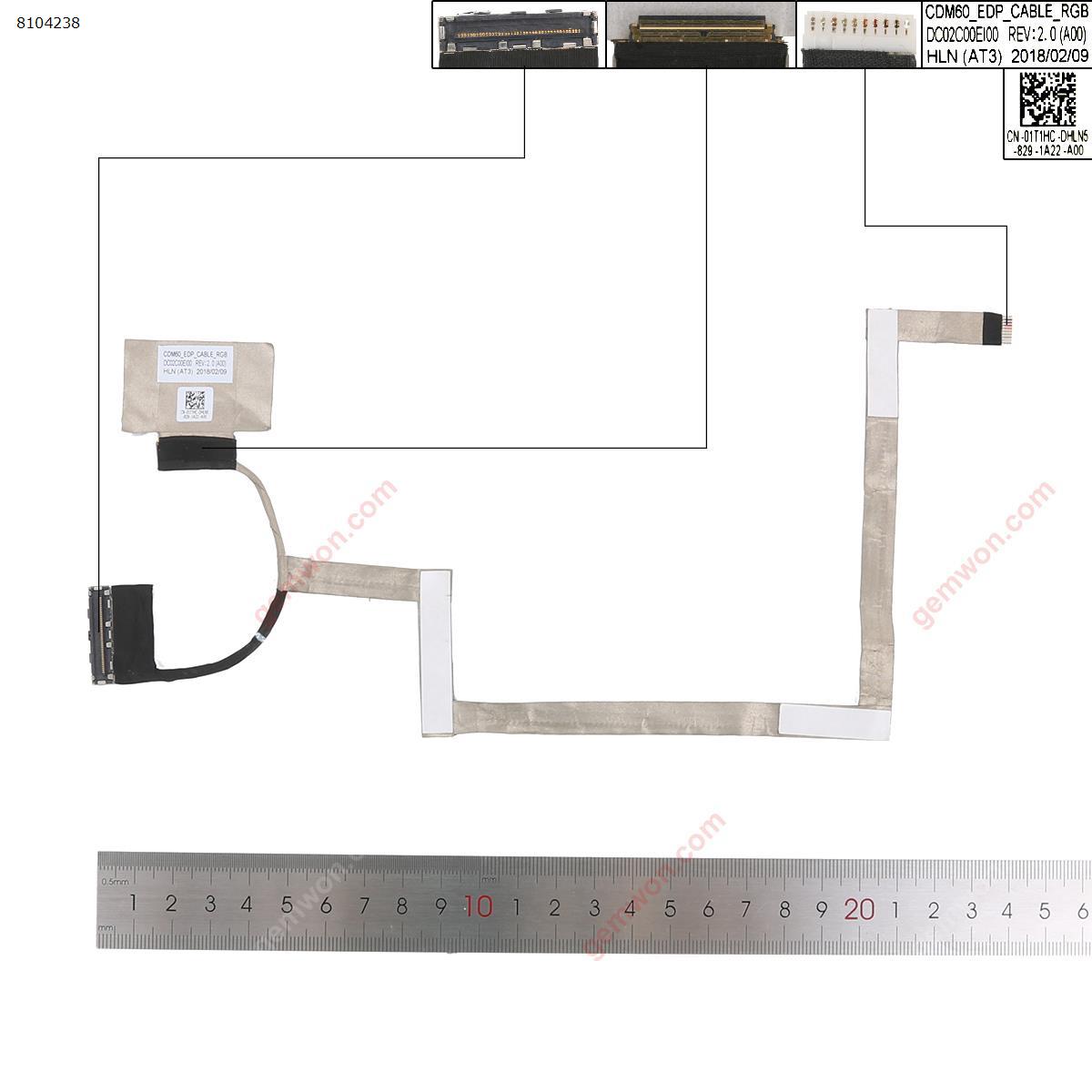 Picture of New LCD Display Screen Cable Replacement  For DELL latitude 12-5280 E5280 ，ORG