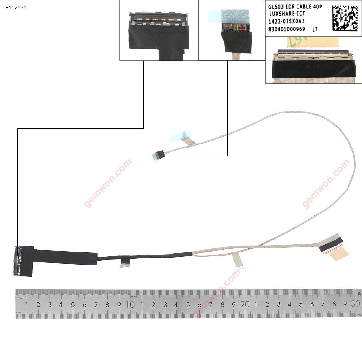 Picture of New LCD Display Screen Cable Replacement  For ASUS GL503 40P EDP