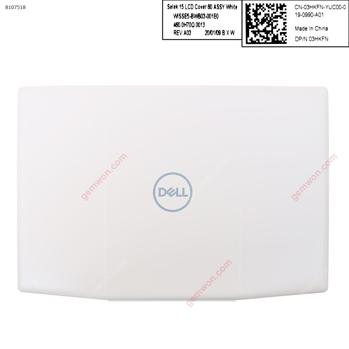 Picture of New Replacement Laptop Cover For New Dell G3 3590 LCD Back Cover white（logo is blue）