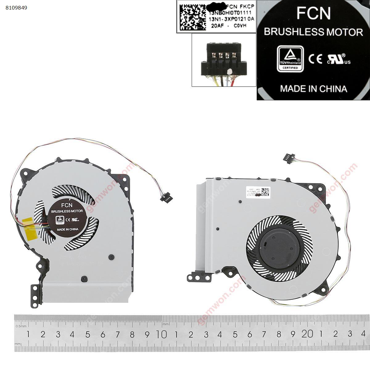 Picture of New Replacement CPU Cooling Fan For ASUS Y5000U A407U Y4000U f507u X507UBR（Original） N/A Layout