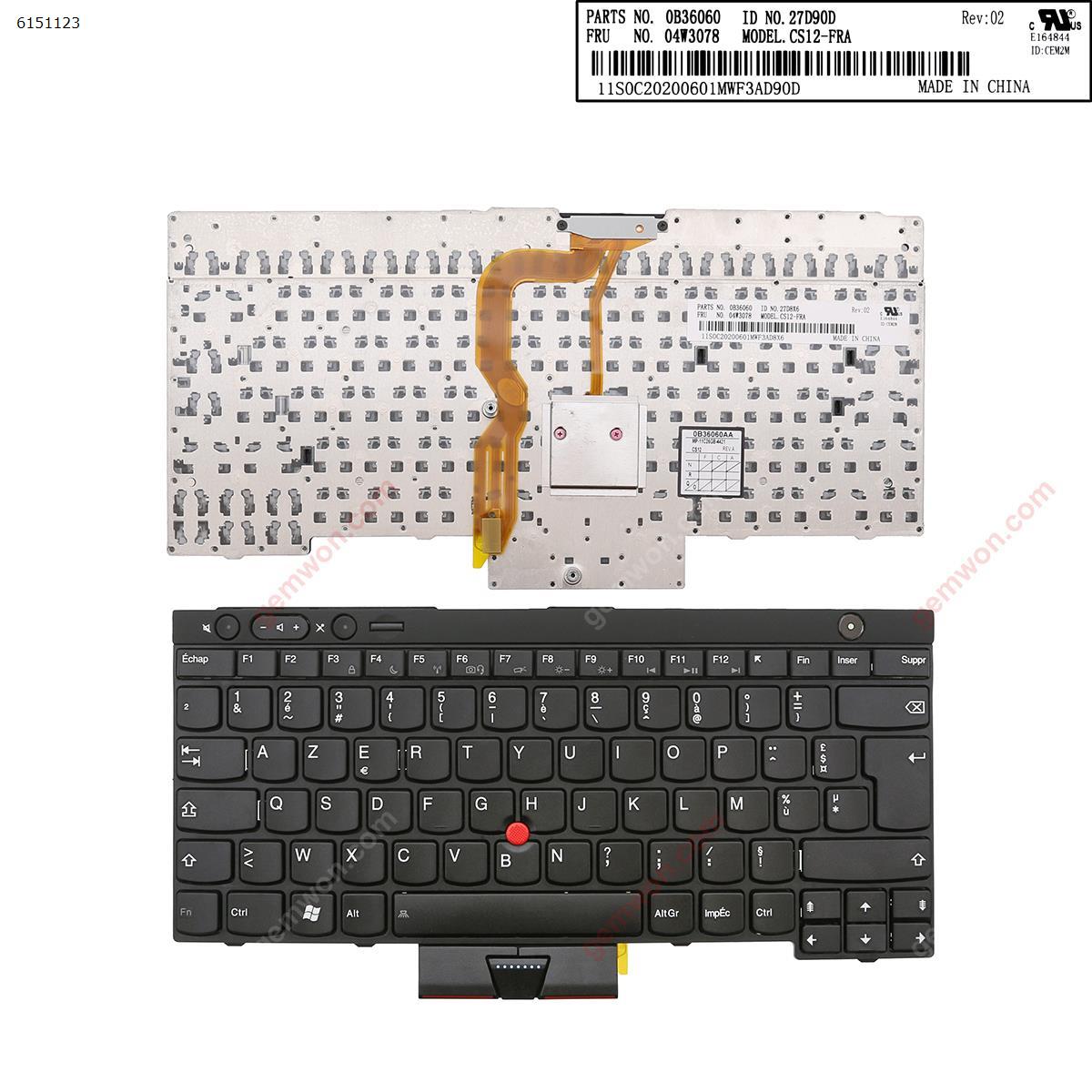 Picture of New Replacement Laptop Keyboard For ThinkPad T430 T530 X230 BLACK (For Win8)OEM  FR Layout