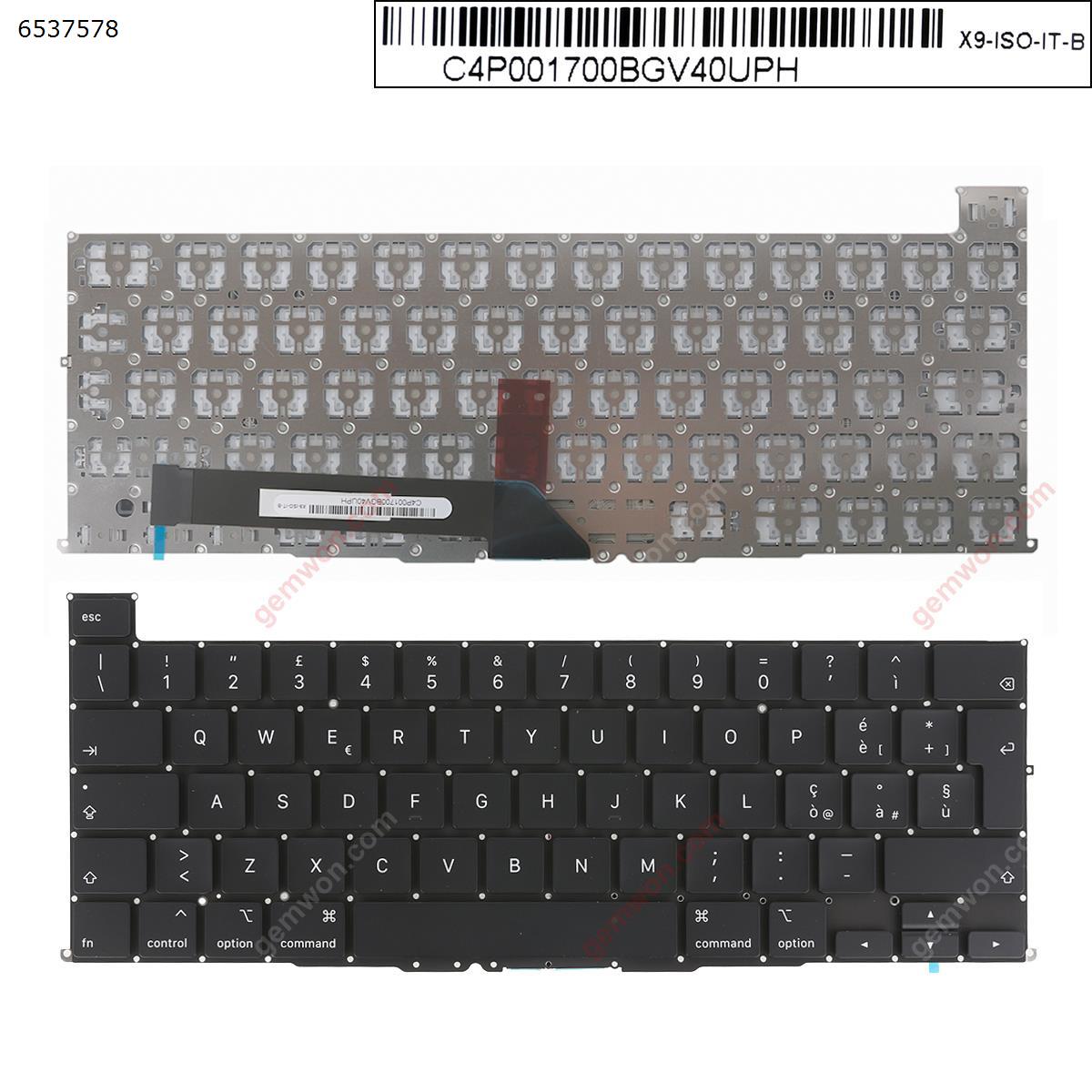 Picture of New Replacement Laptop Keyboard For APPLE Macbook Pro A2141 BLACK(without Backlit) IT Layout