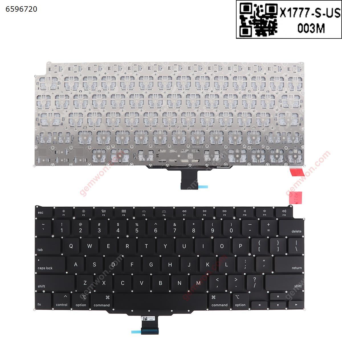 Picture of New Replacement Laptop Keyboard For APPLE Macbook Pro A2179 BLACK(without Backlit) US Layout