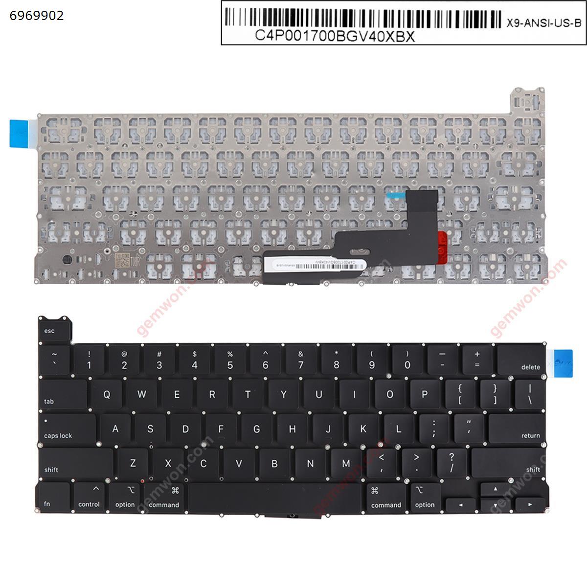 Picture of New Replacement Laptop Keyboard For APPLE Macbook Pro A2289 BLACK(without Backlit) US Layout