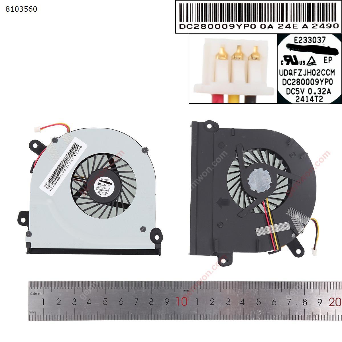 Picture of New Replacement CPU Cooling Fan For NEC LL750/E LL750/F （Original） UDQFZJH02CCM DC280009YP0 Layout