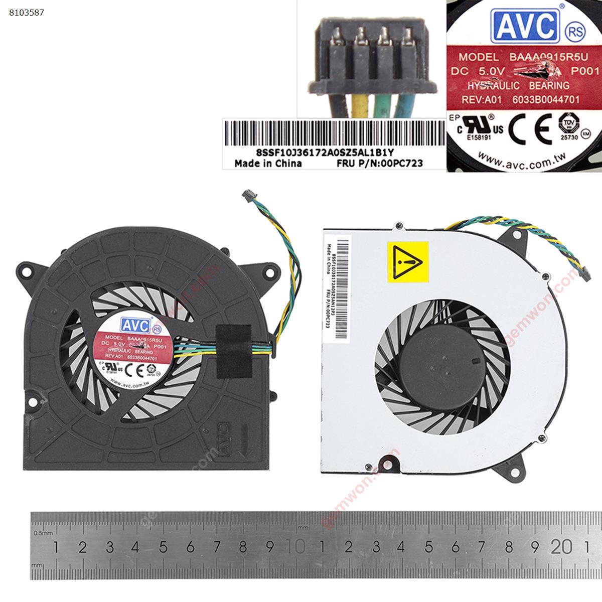 Picture of New Replacement CPU Cooling Fan For Lenovo ideacentre AiO 300-22 300-23ACL 510-22 （Original） N/A Layout