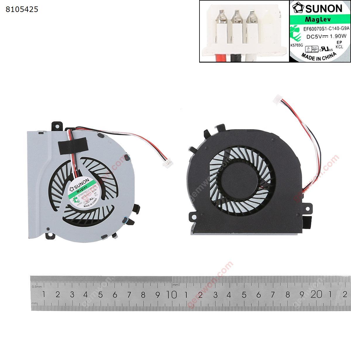 Picture of New Replacement CPU Cooling Fan For SAMSUNG NP270E5E NP270E5V NP300E5E NP300E5V (OEM) MF75090V1-C230-G9A DFS400805PB0T KSB06105HB Layout