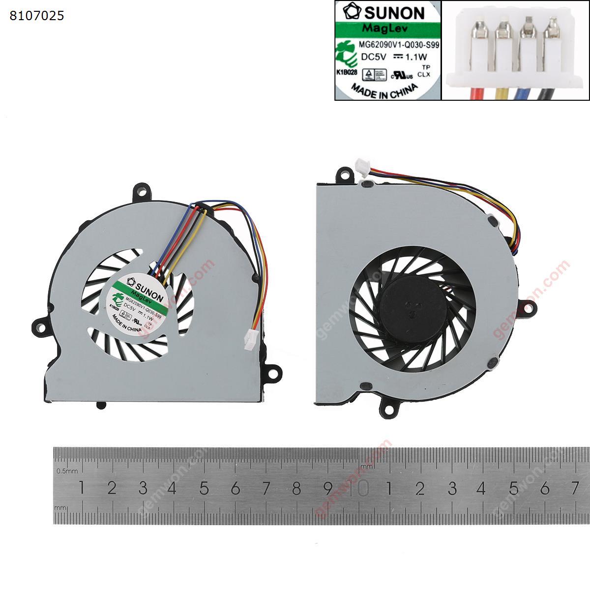 Picture of New Replacement CPU Cooling Fan For HP 15-AC121DX 15-AC067TX 15-AF 15-AY 15-BS 14-R020 TPN-C116 TPN-C125 250G4 255G4(4 Pin,OEM) 813946-001 FGKB DC28000GAF0 FCC2 FN0565-S1084L2AH FN0565-A1033L2AL DC28000GAR0 ARX1 Layout